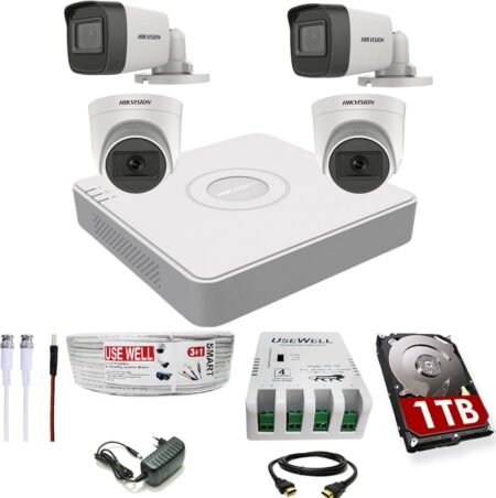 Premium Hikvision 5MP 4CH Bundle (Professional Grade)